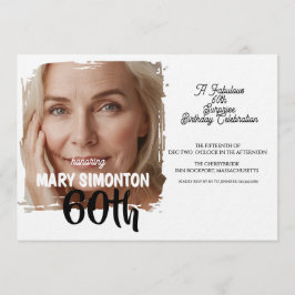 Convites Vamos Festejar! Uma Celebração Surpresa dos 60 Ano