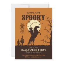 Vamos fica vaqueiro assustador de abóbora