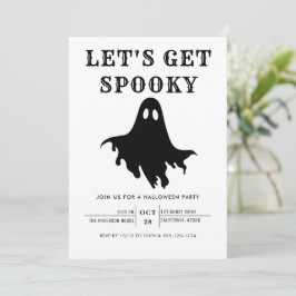 Convites Vamos Ficar Assustadoramente Chic Festa de Hallowe