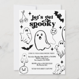 Convites Vamos Ficar Assustadores, Festa de Halloween