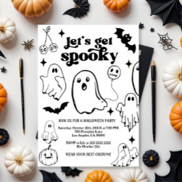 Convites Vamos Ficar Assustadores, Festa de Halloween