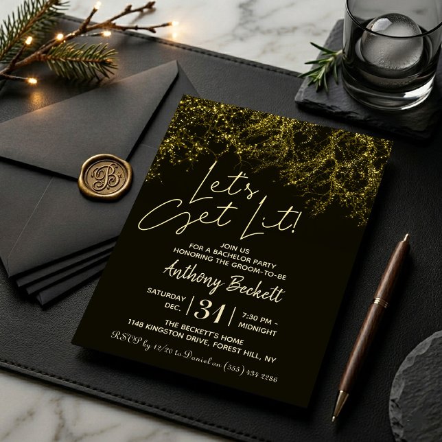 Convites Vamos Ficar Bêbados | Despedida de Solteiro (Criador carregado)