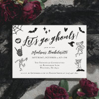 Vamos Go Ghouls Spooky Whimsical Bachelorette