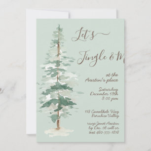 Convites Vamos Jingle & Mingle Woodland Tree Party