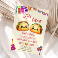 Vamos mexicano Taco Bout a Baby Fiesta Chá de fral