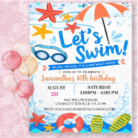 Vamos Nadar Festa de Aniversário na Piscina