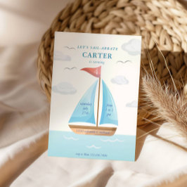 Convites Vamos navegar e celebrar o aniversário náutico do 