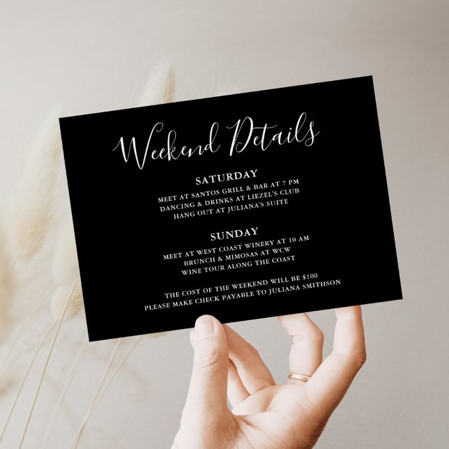 Convites Vamos Obter Detalhes do Fim de Semana Selvagem Leo (Criador carregado)