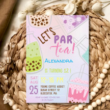 Vamos par-tear chá de bolhas de aniversário