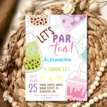 Vamos par-tear chá de bolhas de aniversário