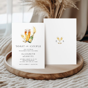 Convites Vamos para fazer o Noivado do Chá de casamento Cas