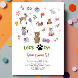 Convites Vamos pawty! aniversário de criança