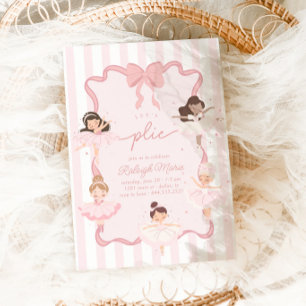 Convites Vamos Plié Girls Coquette Ballerina Birthday