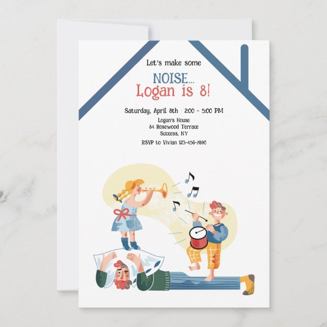 Convites Vamos Receba Voz de Aniversário (Frente)