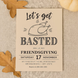Convites Vamos Regar o Dia de Ação de Graças dos Amigos Div