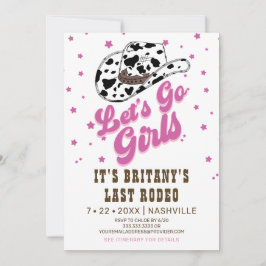 Convites Vamos Rosa Quente Ir Meninas Festa de solteira