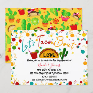 Convites Vamos Tacar Sobre Amor Noivado Casamento Fiesta