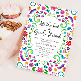 Convites Vamos Taco Bout a Gender Reveal Fiesta Mexicano