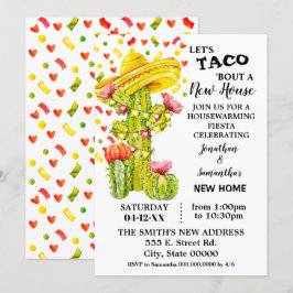 Convites Vamos Taco sobre Nova Casa Fiesta