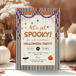 Convites Vamos Ter Uma Festa de Halloween Assustadora
