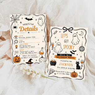 Convites Vamos Ter Uma Festa de Halloween Assustadora