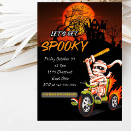 Convites Vamos Ter uma Festa de Halloween Assustadora