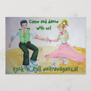 Convites Vamos torce de novo balançar rock and roll