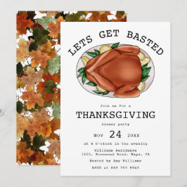 Convites Vamos Torrar O Janto De Ação De Graças Da Turquia 