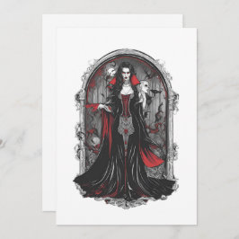 Convites Vampiro do Halloween 4, monstro assustador, horror