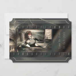 Convites Vampiro Horror Filme Gótico Festa de Halloween