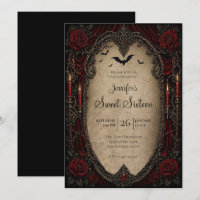 Vampiro Vintage Gótico Sweet 16