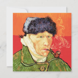 Convites Van Gogh - Autorretrato com a Orelha Enfaixada e C