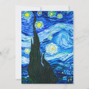 Convites Van Gogh Starry Night