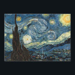 Convites Van Gogh Starry Night<br><div class="desc">Vincent Van Gogh,  famoso quadro estrelado à noite</div>