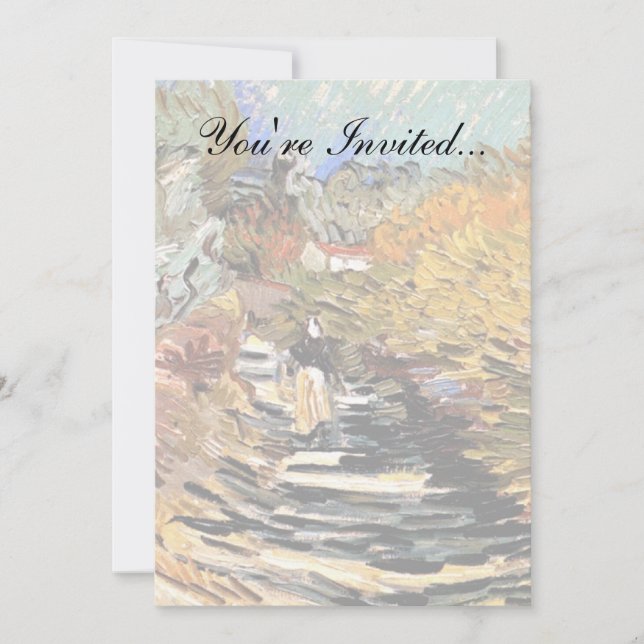 Convites Van Gogh - Uma Estrada Para Resgate De Santos Com  (Frente)