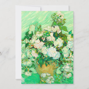 Convites Van Gogh White Roses