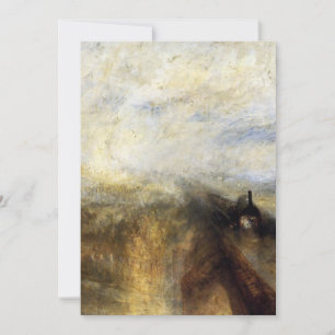 Convites Vapor De Chuva E Velocidade Por JMW Turner