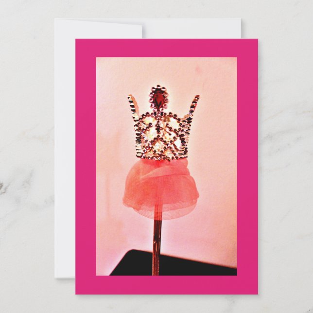 Convites Varinha de Bailarina (Frente)