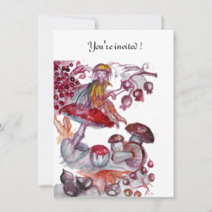 CONVITES VARINHA MÁGICA DE COGUMELOS