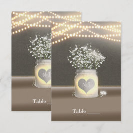 Convites Vaso de Pedra com Coração Iluminado e Mesa de Resp