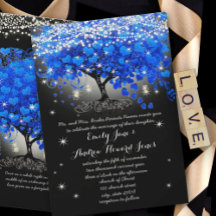 Vaso de Pedra Royal Blue Heart Leaf Tree em Preto