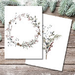 Convites Vazio Adicione Seu Próprio Winterberry Rustic Boho<br><div class="desc">Crie o seu. Adicione suas próprias palavras, imagens para torná-las exclusivas. Para correspondência de papelaria e artigos de festa, visite nossa coleção Winterberry Rustic Boho Tudo que você precisa para fazer uma festa elegante e esplêndida. Obrigado cartões, convites, posters de boas-vindas, etiquetas de embalagem de doces, caixa de favor e...</div>