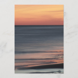 Convites Vazio bonito da celebração do por do sol do