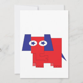 Convites Vazio de Elefante GOP