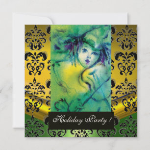 CONVITES VAZIO EM VERDE, AMARELO, NEGRO GEM MONOGRAMA