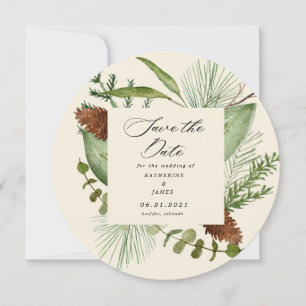 Convites vegetação de inverno elegante salve a foto da da