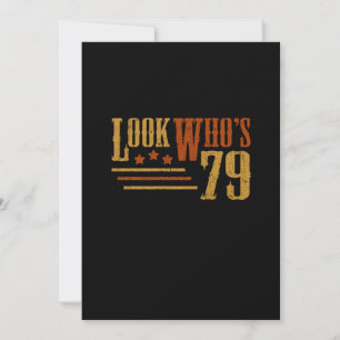 Convites Veja Quem Tem 79 Anos De Engraçado 79º Presente De