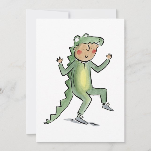 Convites Vejo você depois Alligator (Frente)