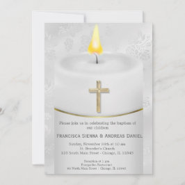 Convites Vela do Batismo de Prata