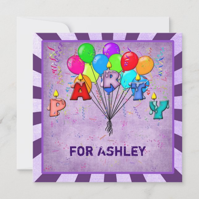 Convites Velas do Partido (Frente)